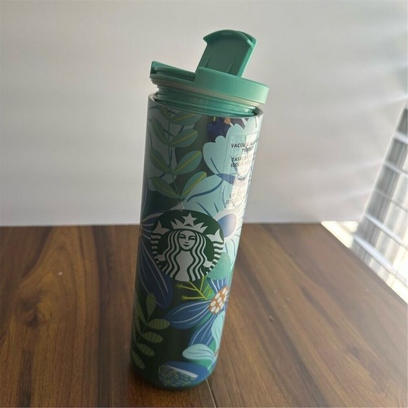 Starbucks Other - Starbucks Floral Tumbler 16 oz Multicolor Double-Walled Insulated